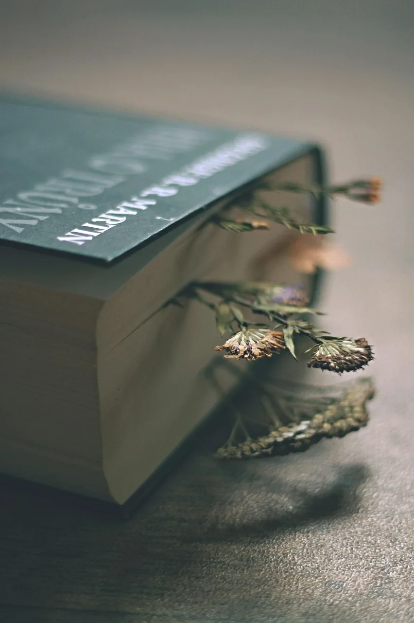 bok, game of thrones, fantasi, blomma tapeter, litteratur, läsning, ljus, torkade blommor, blomma, pressade blommor, natur, blomma bakgrund, känsla, mörk, vackra blommor, atmosfär